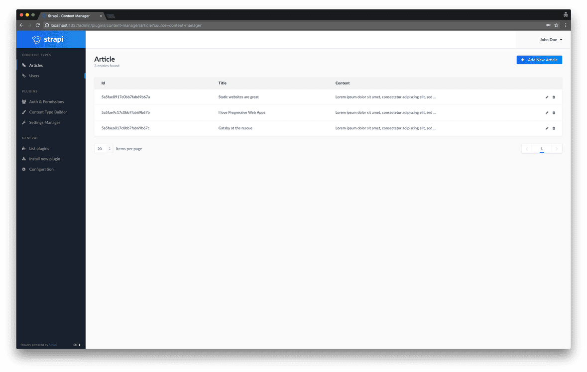 Building A Static Blog Using Gatsby And Strapi | GatsbyJS 中文网